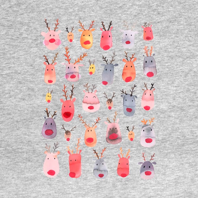 Christmas Reindeers by ninoladesign